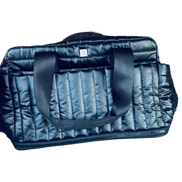 Think Royln Jr. Jetset Wingman Black Tote Bag With Zipper & Dual Handles - Picture 14 of 16